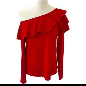 Gibson (Nordstrom) ruffled off the shoulder top